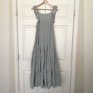 Free People Sage green maxi dress! Flowy and has pockets. Size S but fits M. $60